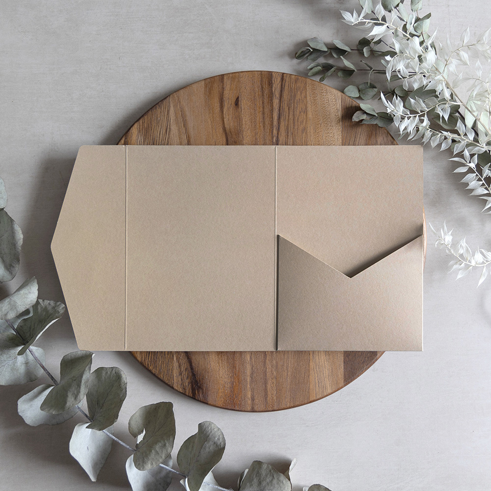 DIY 5x7" Stone Pocketfold Envelopes Vintage Prints